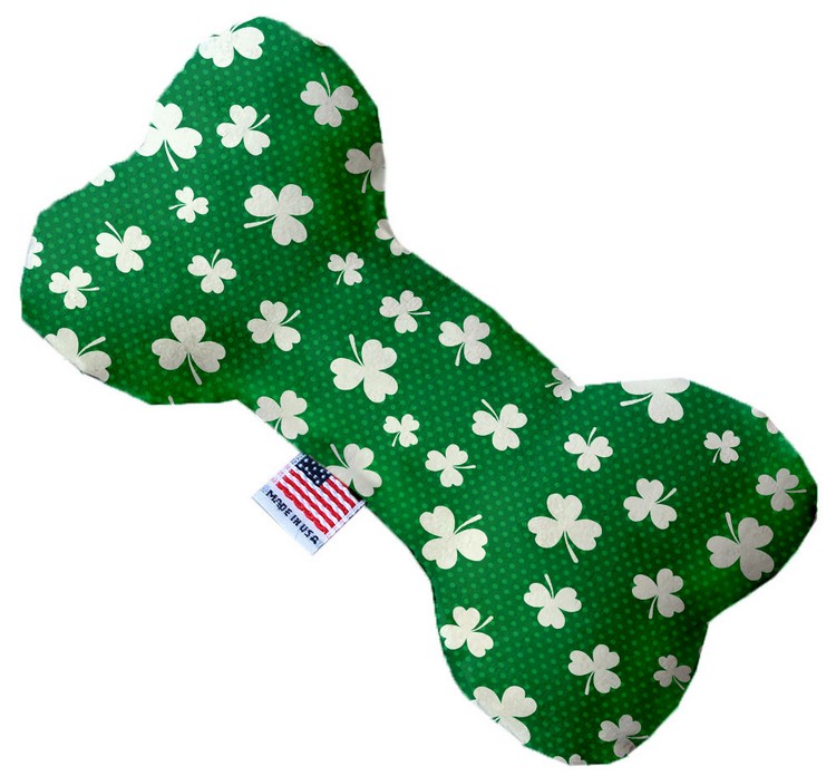 Shamrock 8 inch Stuffing Free Bone Dog Toy